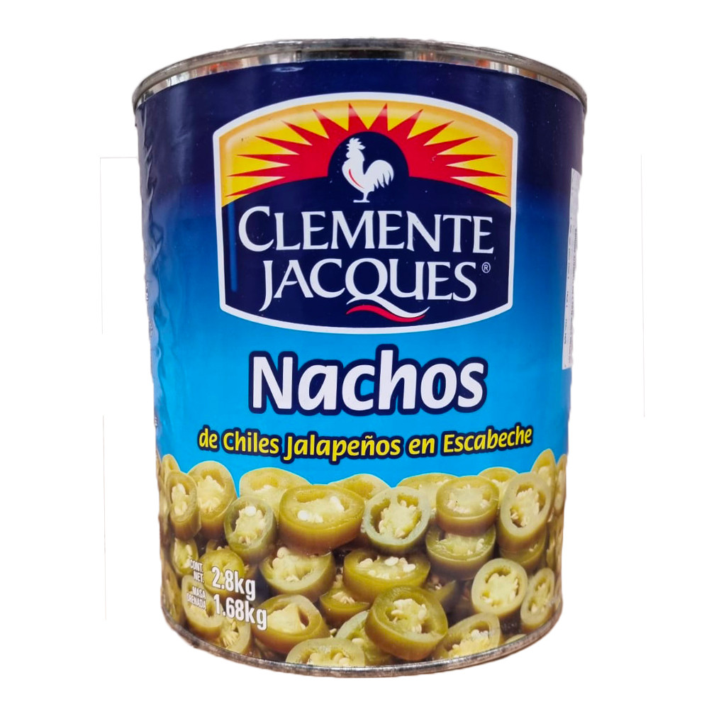 Clemente Jacques Jalapeno Nacho Slices 2.8kg Mexican Canned Jalapeno